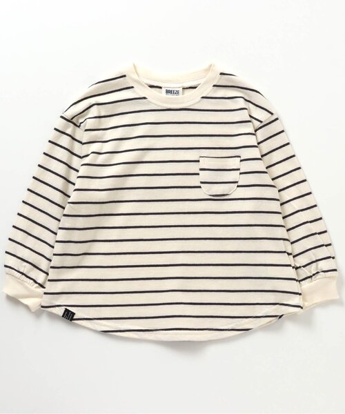 BREEZE(ブリーズ)の「WEB限定 無地長袖Tシャツ(Tシャツ/カットソー・キッズ・レモンイエロー/カーキ/チャコール/オレンジ/ブルー/ライム/ピンク/ベージュ/サックスブルー/その他2・140/120/150/100/110/130/90)」の10枚目の写真