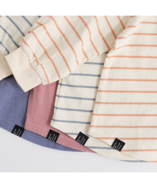 BREEZE(ブリーズ)の「WEB限定 無地長袖Tシャツ(Tシャツ/カットソー・キッズ・レモンイエロー/カーキ/チャコール/オレンジ/ブルー/ライム/ピンク/ベージュ/サックスブルー/その他2・140/120/150/100/110/130/90)」の19枚目の写真
