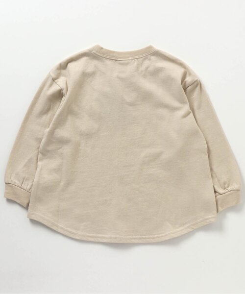 BREEZE(ブリーズ)の「WEB限定 無地長袖Tシャツ(Tシャツ/カットソー・キッズ・レモンイエロー/カーキ/チャコール/オレンジ/ブルー/ライム/ピンク/ベージュ/サックスブルー/その他2・140/120/150/100/110/130/90)」の22枚目の写真