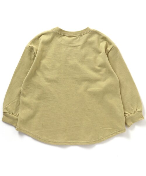 BREEZE(ブリーズ)の「WEB限定 無地長袖Tシャツ(Tシャツ/カットソー・キッズ・レモンイエロー/カーキ/チャコール/オレンジ/ブルー/ライム/ピンク/ベージュ/サックスブルー/その他2・140/120/150/100/110/130/90)」の11枚目の写真