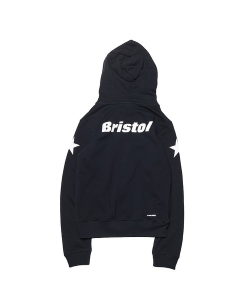 F.C.Real Bristol（エフシーレアルブリストル）の「TEAM SWEAT ZIP UP HOODIE（パーカー・キッズ・ブラック/グレー/グリーン・SMALL/MEDIUM/LARGE/X-LARGE）」の2枚目の写真