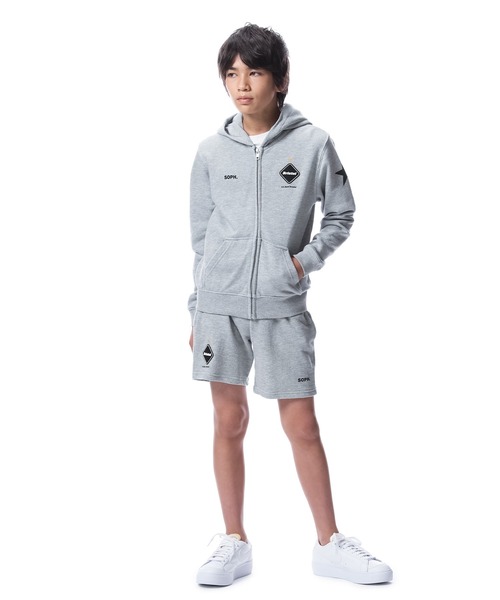 F.C.Real Bristol（エフシーレアルブリストル）の「TEAM SWEAT ZIP UP HOODIE（パーカー・キッズ・ブラック/グレー/グリーン・SMALL/MEDIUM/LARGE/X-LARGE）」の13枚目の写真