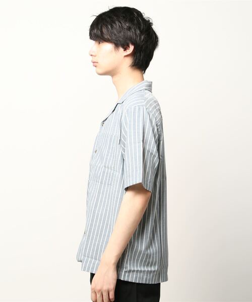 Timberland（ティンバーランド）の「メンズ 半袖 シャツ ティンバーチル クライメイト コントロール ファブリック（シャツ/ブラウス・メンズ・ライトブルー/ダークブルー・SMALL/LARGE/X-LARGE/XX-LARGE/MEDIUM）」の3枚目の写真