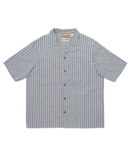 Timberland（ティンバーランド）の「メンズ 半袖 シャツ ティンバーチル クライメイト コントロール ファブリック（シャツ/ブラウス・メンズ・ライトブルー/ダークブルー・SMALL/LARGE/X-LARGE/XX-LARGE/MEDIUM）」の2枚目の写真