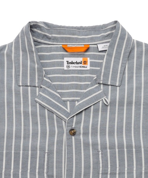 Timberland（ティンバーランド）の「メンズ 半袖 シャツ ティンバーチル クライメイト コントロール ファブリック（シャツ/ブラウス・メンズ・ライトブルー/ダークブルー・SMALL/LARGE/X-LARGE/XX-LARGE/MEDIUM）」の10枚目の写真