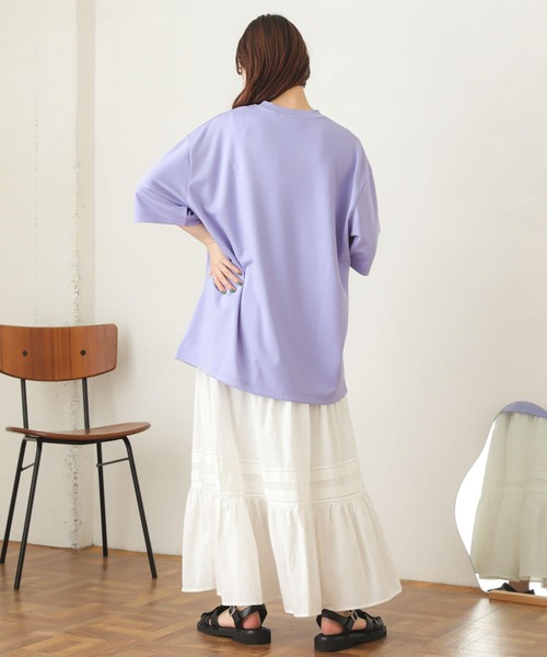 SENSE OF PLACE by URBAN RESEARCH（センスオブプレイスバイアーバンリサーチ）の「ポンチポケットTシャツ(5分袖)（Tシャツ/カットソー・メンズ・グリーン/ブラック/ホワイト/ライトベージュ/パープル・LARGE/MEDIUM）」の15枚目の写真