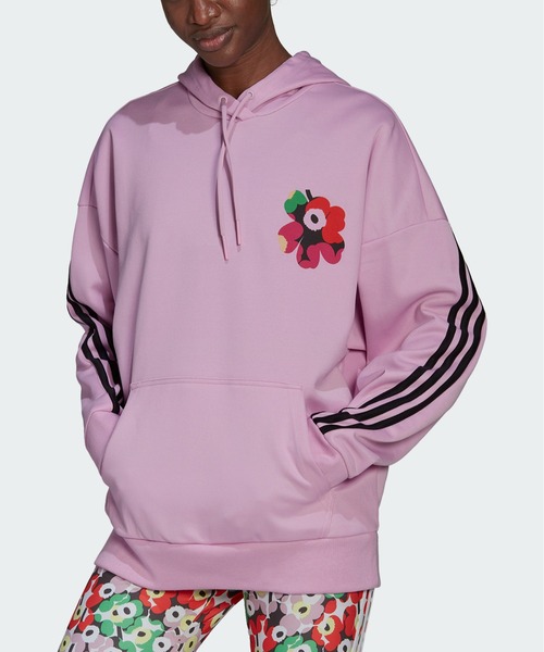 adidas（アディダス）の「adidas × マリメッコ パーカー / アディダス（レディース）（パーカー・レディース・イエロー系その他/ピンク系その他/ホワイト・XX-LARGE/LARGE/MEDIUM/SMALL/X-LARGE）」の3枚目の写真