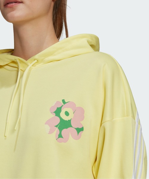 adidas（アディダス）の「adidas × マリメッコ パーカー / アディダス（レディース）（パーカー・レディース・イエロー系その他/ピンク系その他/ホワイト・XX-LARGE/LARGE/MEDIUM/SMALL/X-LARGE）」の8枚目の写真