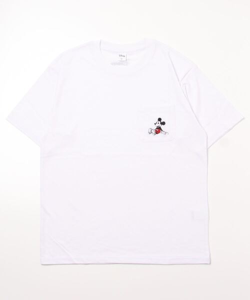 Disney(ディズニー)の「Disney/ディズニー ミッキー 半袖Tシャツ(Tシャツ/カットソー・レディース・ホワイト/ブラック/ベージュ/ライトグリーン・M/L)」の10枚目の写真