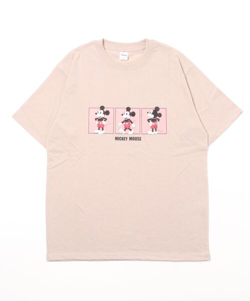 Disney(ディズニー)の「Disney/ディズニー ミッキー 半袖Tシャツ(Tシャツ/カットソー・レディース・ホワイト/ブラック/ベージュ/ライトグリーン・M/L)」の11枚目の写真