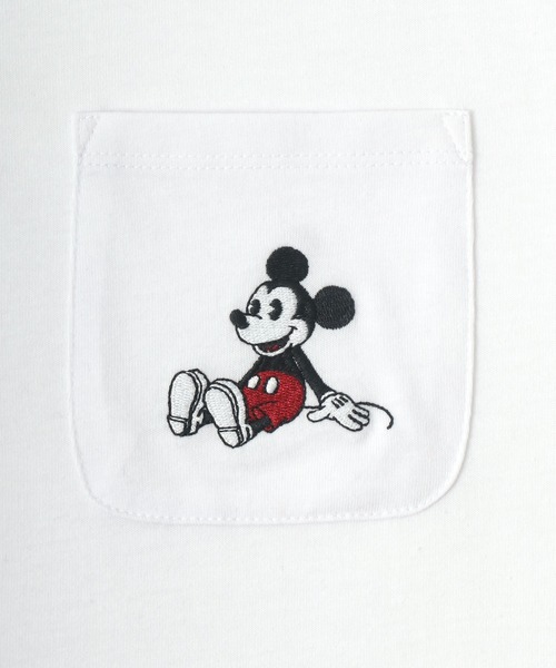Disney(ディズニー)の「Disney/ディズニー ミッキー 半袖Tシャツ(Tシャツ/カットソー・レディース・ホワイト/ブラック/ベージュ/ライトグリーン・M/L)」の20枚目の写真
