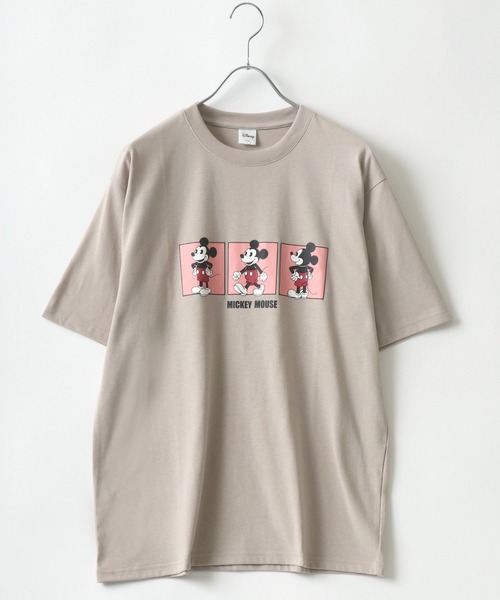 Disney(ディズニー)の「Disney/ディズニー ミッキー 半袖Tシャツ(Tシャツ/カットソー・レディース・ホワイト/ブラック/ベージュ/ライトグリーン・M/L)」の14枚目の写真