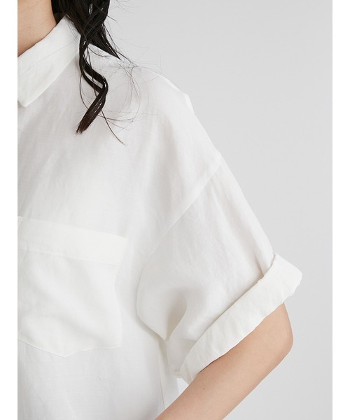 「Mila Owen」 半袖シャツ FREE ホワイト レディース Mila Owen 「Mila Owen」 半袖Tシャツ FREE ホワイト レディース