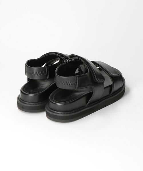 BEAUTY&YOUTH UNITED ARROWS（ビューティーアンドユースユナイテッドアローズ）の「BY ベルクロ バックストラップ サンダル（サンダル・レディース・ホワイト/ブラック・38/37/36）」の5枚目の写真