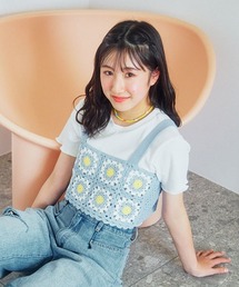 LOVETOXIC | クロシェ編ビスチェSET(アンサンブル)