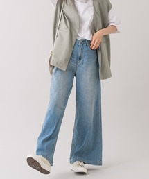 【KATHARINE ROSS】C.C.CROSS ハイウエストデニムバギーパンツ 一部店舗限定