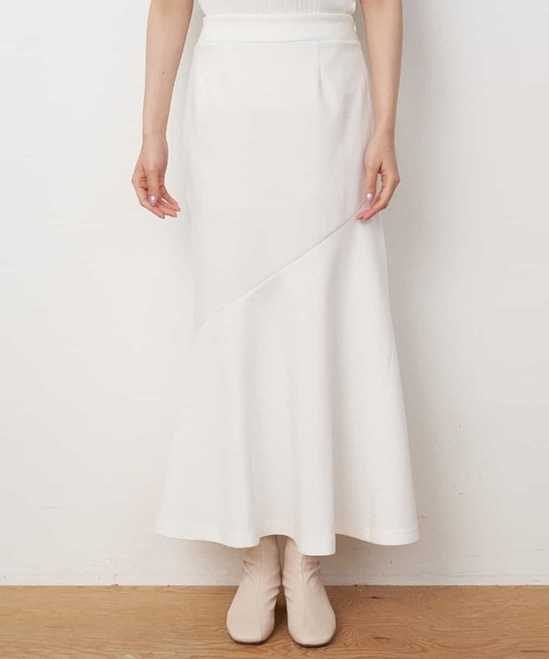 A de a.v.v（アードアー・ヴェ・ヴェ）の「［SET UP対応］マーメイドスウェットスカート（スカート・レディース・グリーン/ホワイト/ブラック・SMALL/MEDIUM）」の14枚目の写真