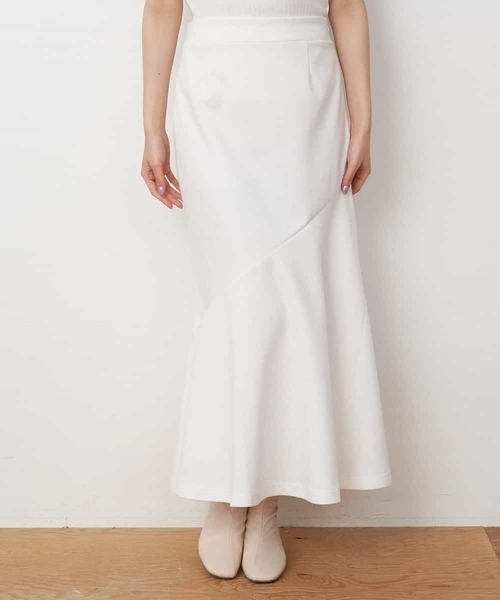 A de a.v.v（アードアー・ヴェ・ヴェ）の「［SET UP対応］マーメイドスウェットスカート（スカート・レディース・グリーン/ホワイト/ブラック・SMALL/MEDIUM）」の16枚目の写真