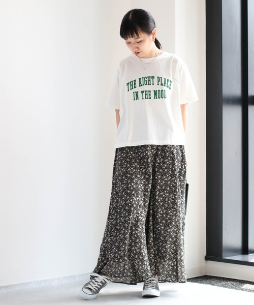 cepo（セポ）の「カレッジプリントＴｅｅ（Tシャツ/カットソー・レディース・オフホワイト/ピンク/ブルー・M）」の7枚目の写真