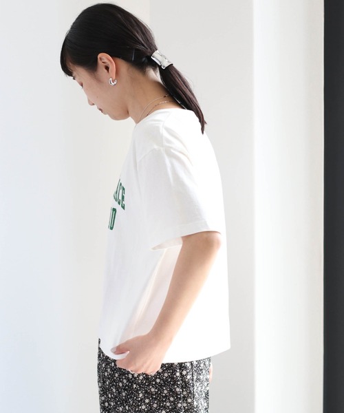 cepo（セポ）の「カレッジプリントＴｅｅ（Tシャツ/カットソー・レディース・オフホワイト/ピンク/ブルー・M）」の5枚目の写真