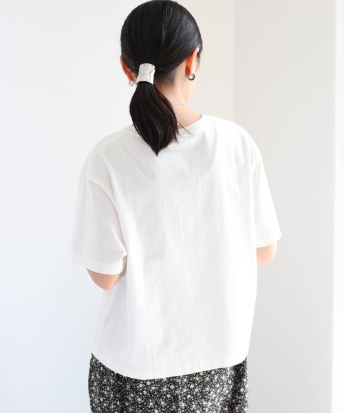 cepo（セポ）の「カレッジプリントＴｅｅ（Tシャツ/カットソー・レディース・オフホワイト/ピンク/ブルー・M）」の6枚目の写真