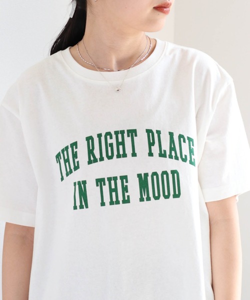 cepo（セポ）の「カレッジプリントＴｅｅ（Tシャツ/カットソー・レディース・オフホワイト/ピンク/ブルー・M）」の8枚目の写真