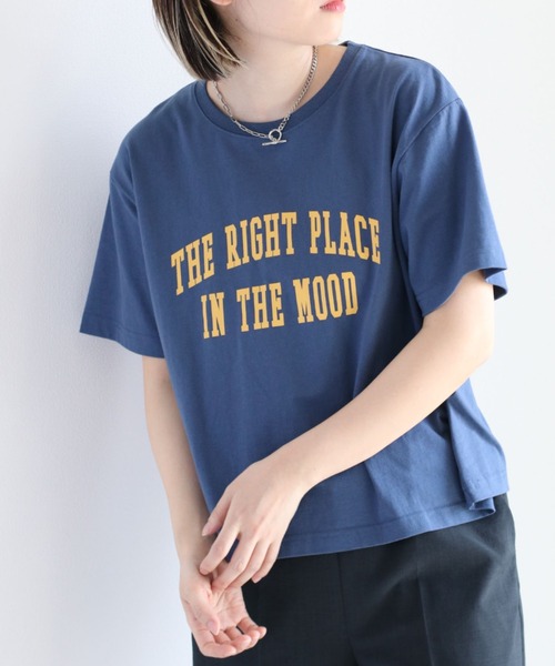 cepo（セポ）の「カレッジプリントＴｅｅ（Tシャツ/カットソー・レディース・オフホワイト/ピンク/ブルー・M）」の14枚目の写真
