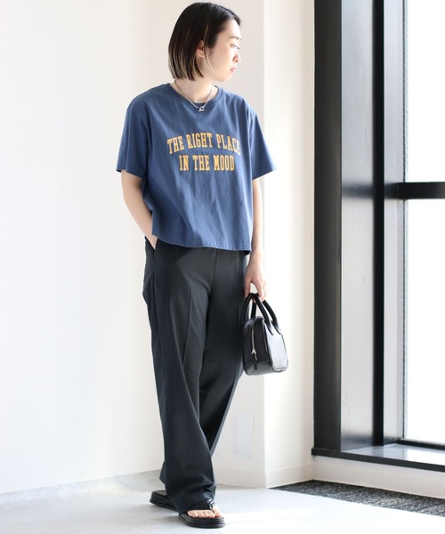 cepo（セポ）の「カレッジプリントＴｅｅ（Tシャツ/カットソー・レディース・オフホワイト/ピンク/ブルー・M）」の17枚目の写真