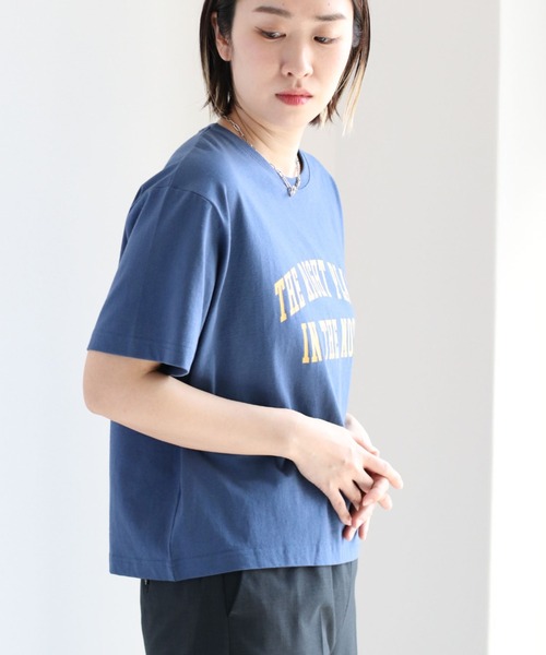 cepo（セポ）の「カレッジプリントＴｅｅ（Tシャツ/カットソー・レディース・オフホワイト/ピンク/ブルー・M）」の15枚目の写真