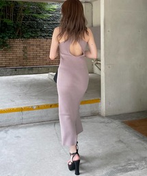 SPIRALGIRL | バックオープンスリットマキシワンピース(ワンピース)