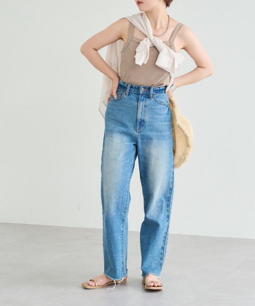 natural couture（ナチュラルクチュール）の「スクエアネックリブキャミソール（キャミソール・レディース・ブラック/ベージュ/グリーン・FREE）」の22枚目の写真