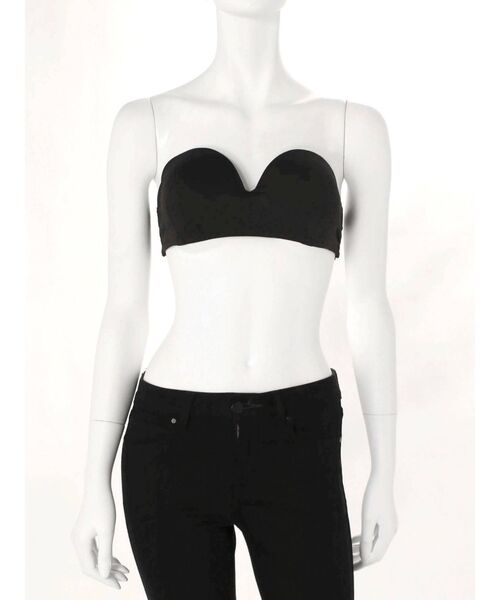 GYDA(ジェイダ)の「Boosterブラトップ(チューブトップ・レディース・ブラック/オフホワイト・FREE)」の13枚目の写真