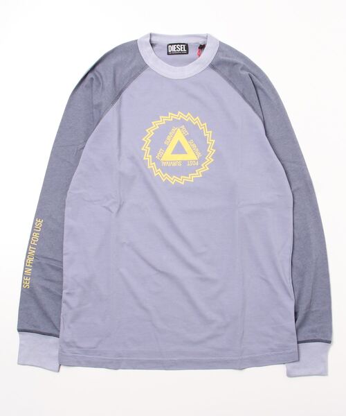 DIESEL(ディーゼル)の「メンズ Tシャツ ロンT(Tシャツ/カットソー・メンズ・グレー/ライトグレー・X-SMALL/XX-LARGE/LARGE/MEDIUM/SMALL/X-LARGE/XXX-LARGE)」の3枚目の写真