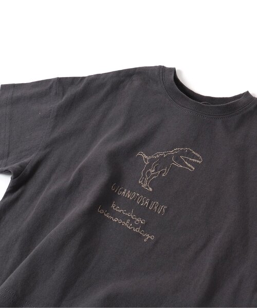セール】恐竜刺繍Tシャツ（Tシャツ/カットソー）｜BREEZE