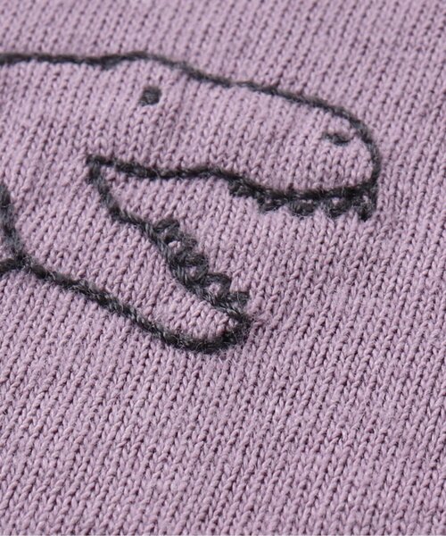 BREEZE(ブリーズ)の「恐竜刺繍Tシャツ(Tシャツ/カットソー・キッズ・チャコール/イエロー/カーキ/パープル/サックスブルー・80/110/140/130/120/90/100)」の16枚目の写真