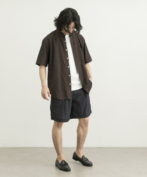 MANUAL ALPHABET（マニュアル アルファベット）の「MANUAL ALPHABET　JQ PAISLEY LOOSEFIT B/C（シャツ/ブラウス・メンズ・チャコールグレー/ブラウン・3/2）」の10枚目の写真