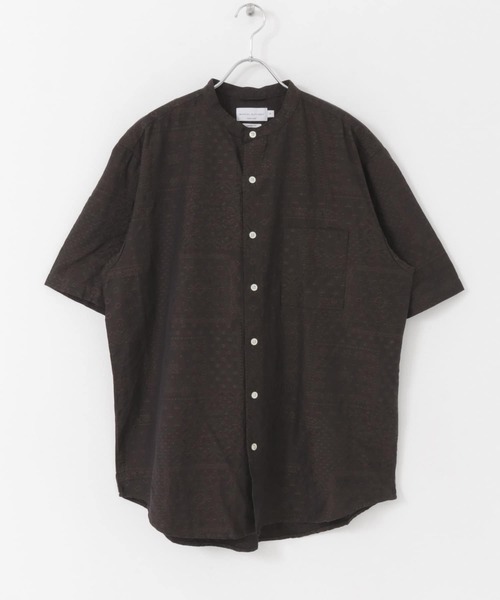 MANUAL ALPHABET（マニュアル アルファベット）の「MANUAL ALPHABET　JQ PAISLEY LOOSEFIT B/C（シャツ/ブラウス・メンズ・チャコールグレー/ブラウン・3/2）」の15枚目の写真