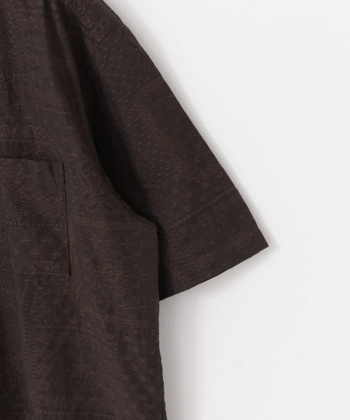 MANUAL ALPHABET（マニュアル アルファベット）の「MANUAL ALPHABET　JQ PAISLEY LOOSEFIT B/C（シャツ/ブラウス・メンズ・チャコールグレー/ブラウン・3/2）」の17枚目の写真