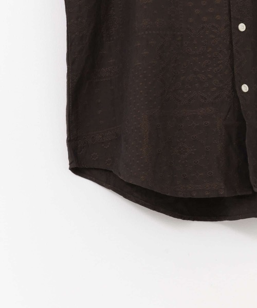 MANUAL ALPHABET（マニュアル アルファベット）の「MANUAL ALPHABET　JQ PAISLEY LOOSEFIT B/C（シャツ/ブラウス・メンズ・チャコールグレー/ブラウン・3/2）」の18枚目の写真