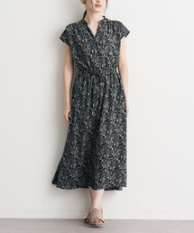 YECCA VECCA | ・ペイズリー柄ギャザーワンピース(ワンピース)