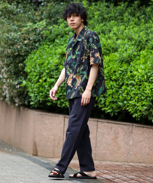 B.C STOCK（ベーセーストック）の「ORIENTAL ALOHA COVERALL SHIRT（シャツ/ブラウス・メンズ・ブラック/カーキ/サックスブルー・SMALL/MEDIUM/LARGE）」の6枚目の写真