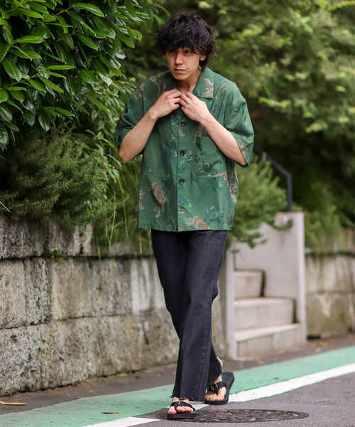 セール】ORIENTAL ALOHA COVERALL SHIRT（シャツ/ブラウス