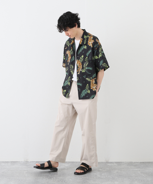 B.C STOCK（ベーセーストック）の「ORIENTAL ALOHA COVERALL SHIRT（シャツ/ブラウス・メンズ・ブラック/カーキ/サックスブルー・SMALL/MEDIUM/LARGE）」の18枚目の写真