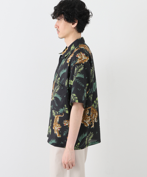 B.C STOCK（ベーセーストック）の「ORIENTAL ALOHA COVERALL SHIRT（シャツ/ブラウス・メンズ・ブラック/カーキ/サックスブルー・SMALL/MEDIUM/LARGE）」の20枚目の写真