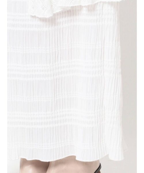 merry jenny（メリージェニー）の「remakeフリルロングスカート（スカート・レディース・オフホワイト/ブラック・FREE）」の18枚目の写真