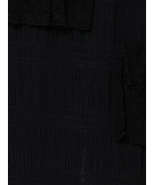 merry jenny（メリージェニー）の「remakeフリルロングスカート（スカート・レディース・オフホワイト/ブラック・FREE）」の16枚目の写真