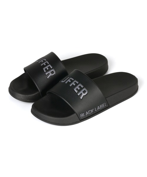 The DUFFER of ST.GEORGE（ザダファーオブセントジョージ）の「〔BLACK LABEL〕"A-PACK" SHOWER SANDAL：シャワーサンダル シャワサン（サンダル・メンズ・ブラック・MEDIUM/LARGE）」の2枚目の写真