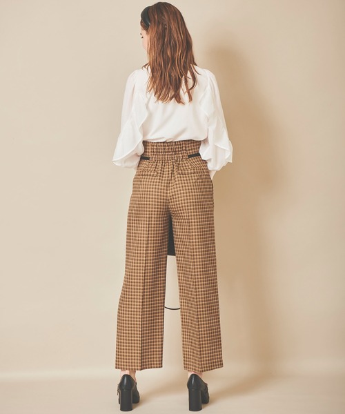 31 Sons de mode（トランテアン　ソン　ドゥ　モード）の「袖フリルブラウス（シャツ/ブラウス・レディース・オフホワイト/ピンク/イエロー・36）」の19枚目の写真