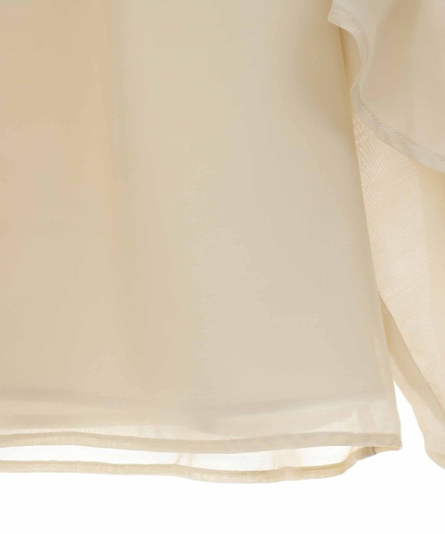 31 Sons de mode（トランテアン　ソン　ドゥ　モード）の「袖フリルブラウス（シャツ/ブラウス・レディース・オフホワイト/ピンク/イエロー・36）」の21枚目の写真