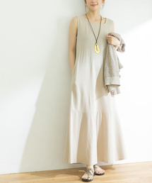 URBAN RESEARCH | リネンコットンカットワンピース(ワンピース)